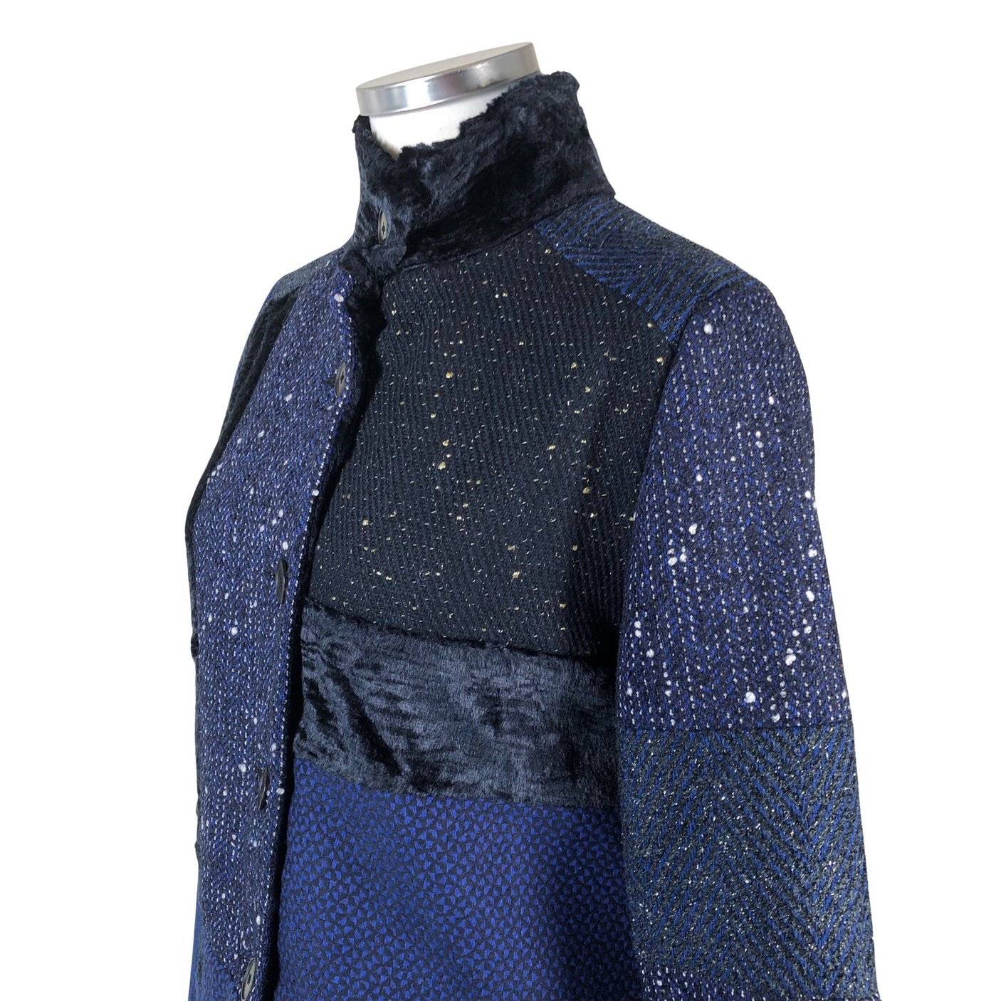 Unisex Desigual - Villane mantel, suurus 44 - Sinine (3)