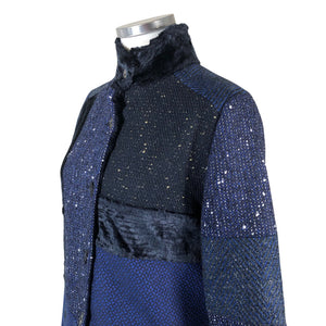 Unisex Desigual - Villane mantel, suurus 44 - Sinine (3)