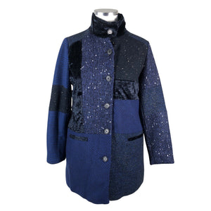 Unisex Desigual - Villane mantel, suurus 44 - Sinine (1)
