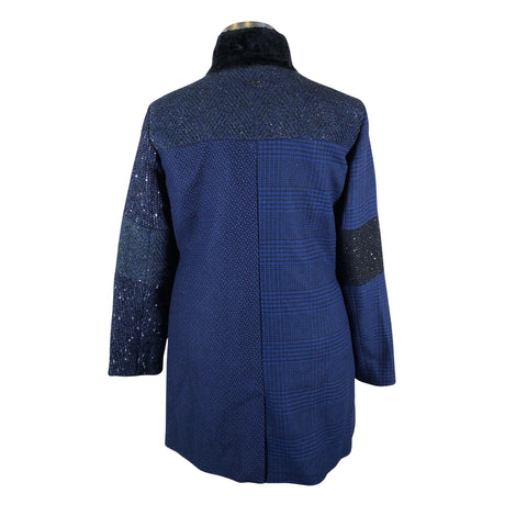 Unisex Desigual - Villane mantel, suurus 44 - Sinine (2)