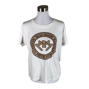 Unisex Mos Mosh - T-särk, suurus 38 - Valge (1)
