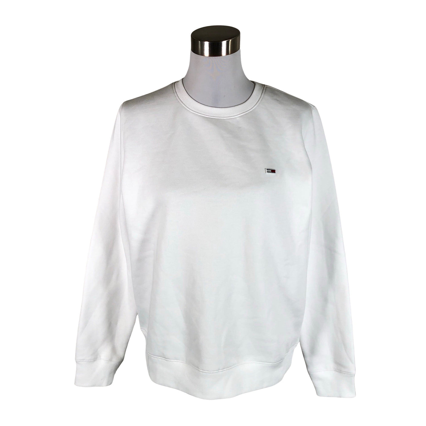 Unisex Tommy Jeans (Tommy Hilfiger) - Dressikangast pluus, suurus 40 - Valge (1)