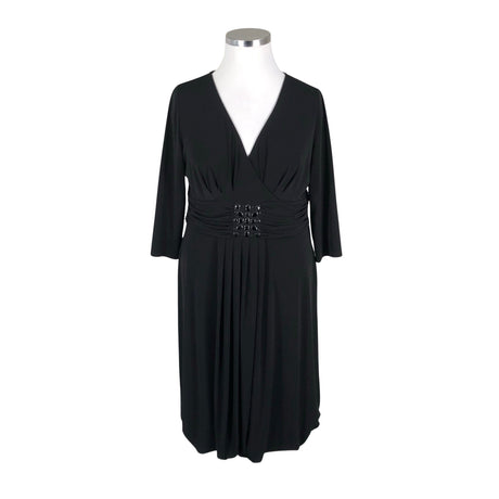 Unisex Vera Mont - Trikotaažist kleit, suurus 44 - Must ()