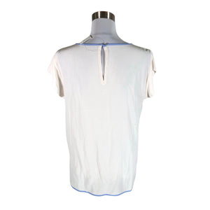 Unisex Marc Cain - Lühikeste käistega pluus, suurus 40 - Looduslik valge (2)