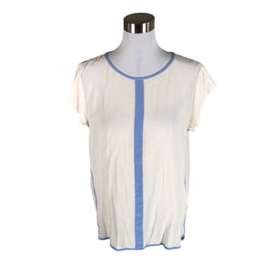 Unisex Marc Cain - Lühikeste käistega pluus, suurus 40 - Looduslik valge (1)