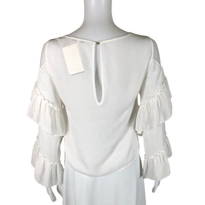 Unisex Patrizia Pepe - Pluus, suurus 38 - Valge (2)