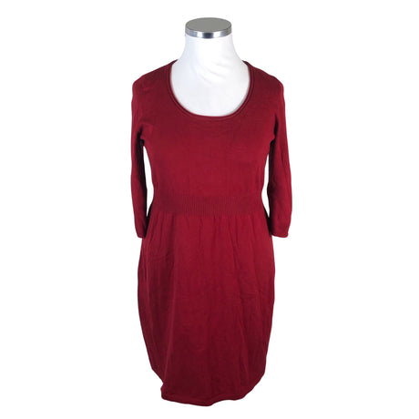 Unisex s.Oliver - Kootud kleit, suurus 42 - Veinipunane ()