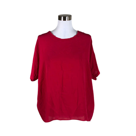 Unisex Second Female - Lühikeste käistega pluus, suurus 40 - Punane ()