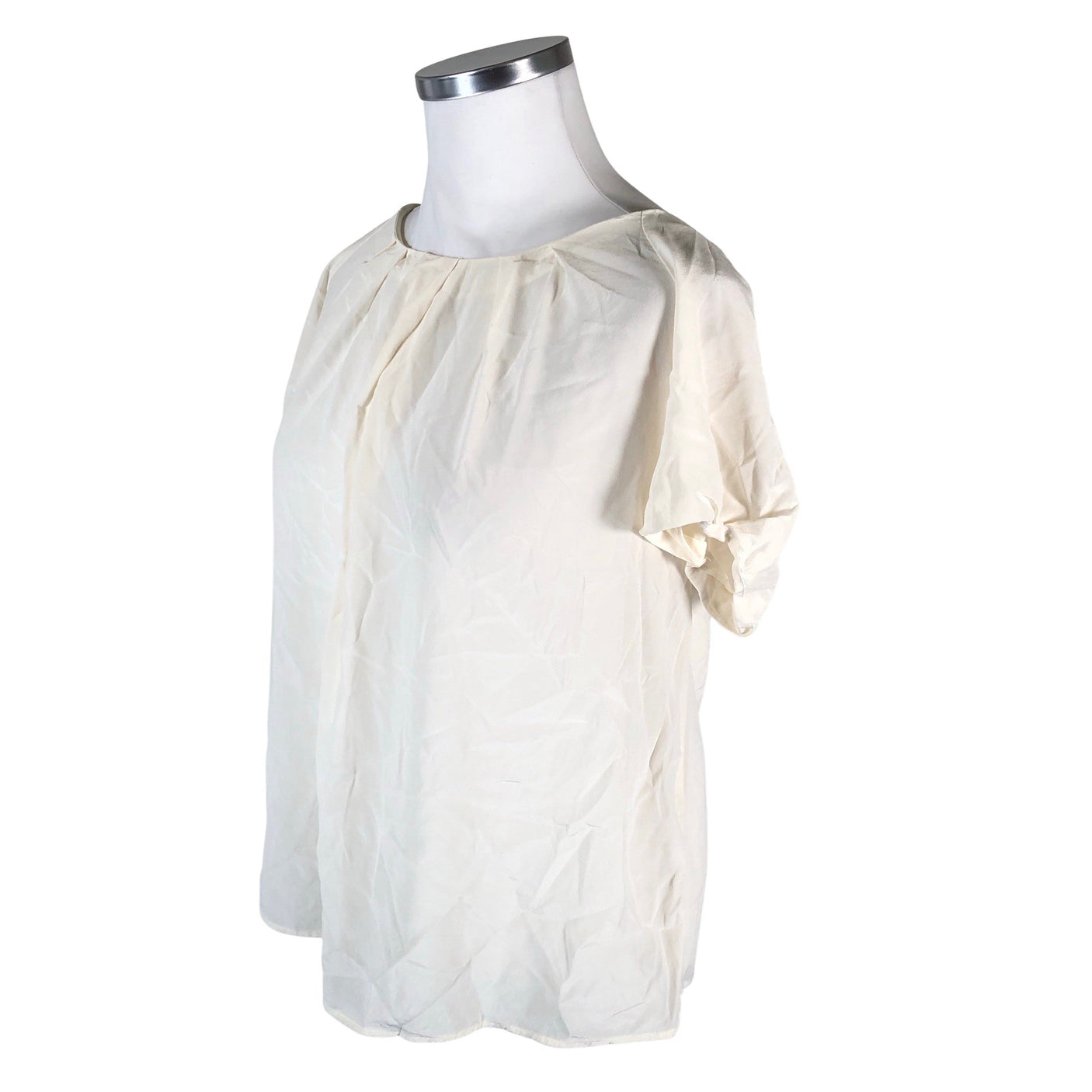 Unisex Van Laack - Lühikeste käistega pluus, suurus 46 - Looduslik valge (3)