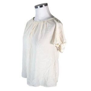 Unisex Van Laack - Lühikeste käistega pluus, suurus 46 - Looduslik valge (3)