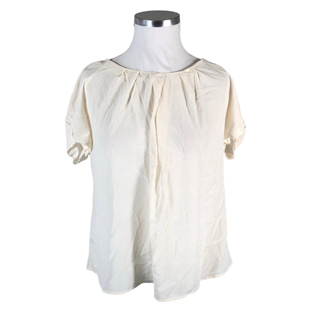 Unisex Van Laack - Lühikeste käistega pluus, suurus 46 - Looduslik valge ()