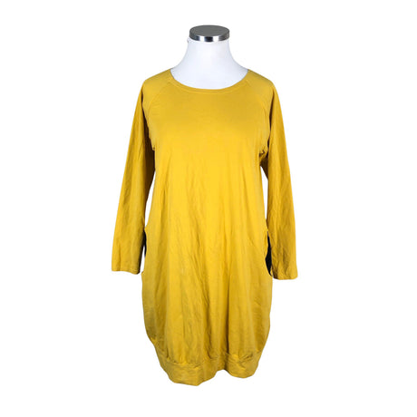 Unisex Huigee - Trikotaažist tuunika, suurus 42 - Kollane ()