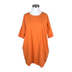 Unisex Huigee - Trikotaažist tuunika, suurus 42 - Oranž (1)