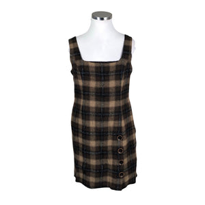 Unisex Claire.dk - Mitteveniv kleit, suurus 42 - Pruun (1)