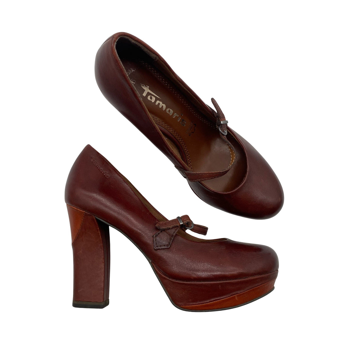Unisex Tamaris - Kontsakingad, suurus 36 - Pruun (1)