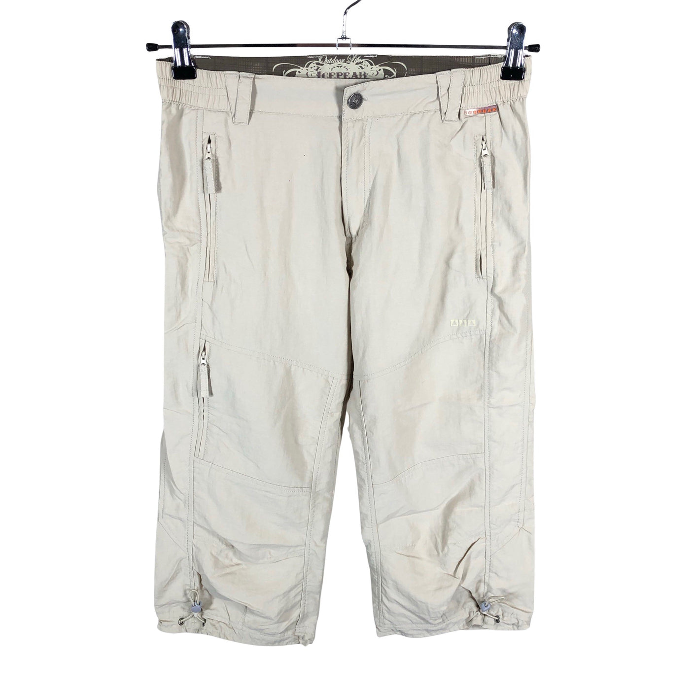 Unisex Icepeak - Mittevenivad poolpikad püksid, suurus 36 - Beige (1)