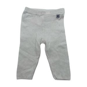 Unisex Polarn O. Pyret - Trikotaažist püksid, suurus 56 - 62 - Valge (1)