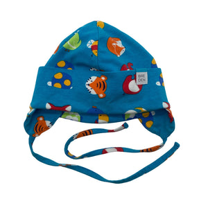 Unisex Breden - Müts, suurus 38 - 40 cm - Sinine (1)