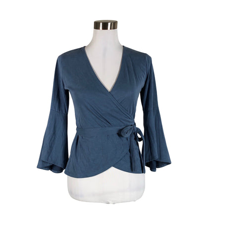 Unisex Lindex - Trikotaažist pluus, suurus 34 - Helesinine ()