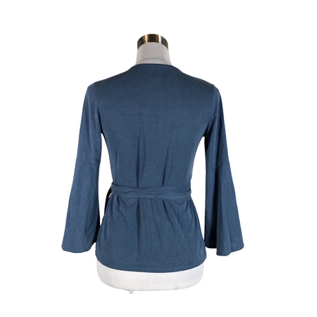 Unisex Lindex - Trikotaažist pluus, suurus 34 - Helesinine (2)