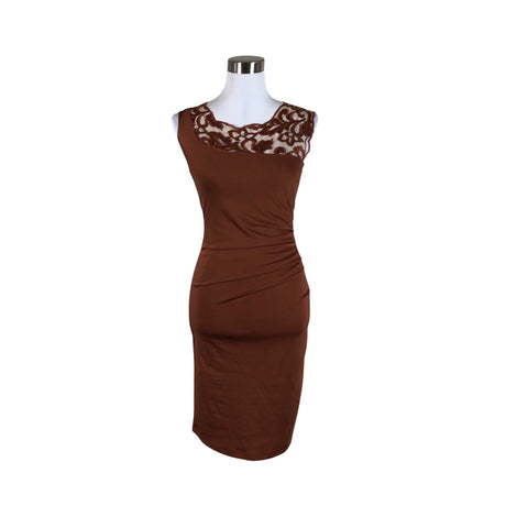 Unisex Kaffe - Pidulik kleit, suurus 34 - Pruun ()