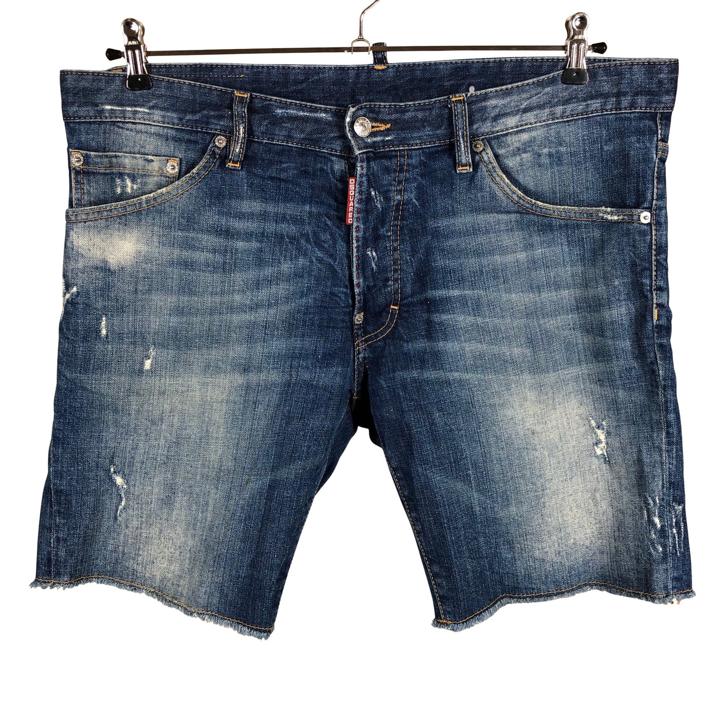 Unisex Dsquared2 - Teksast lühikesed püksid, suurus XL - Sinine (1)