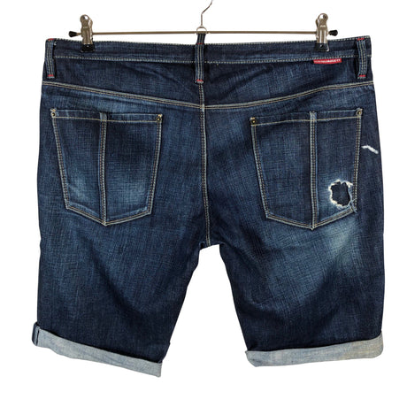 Unisex Dsquared2 - Teksast lühikesed püksid, suurus L - Sinine (2)