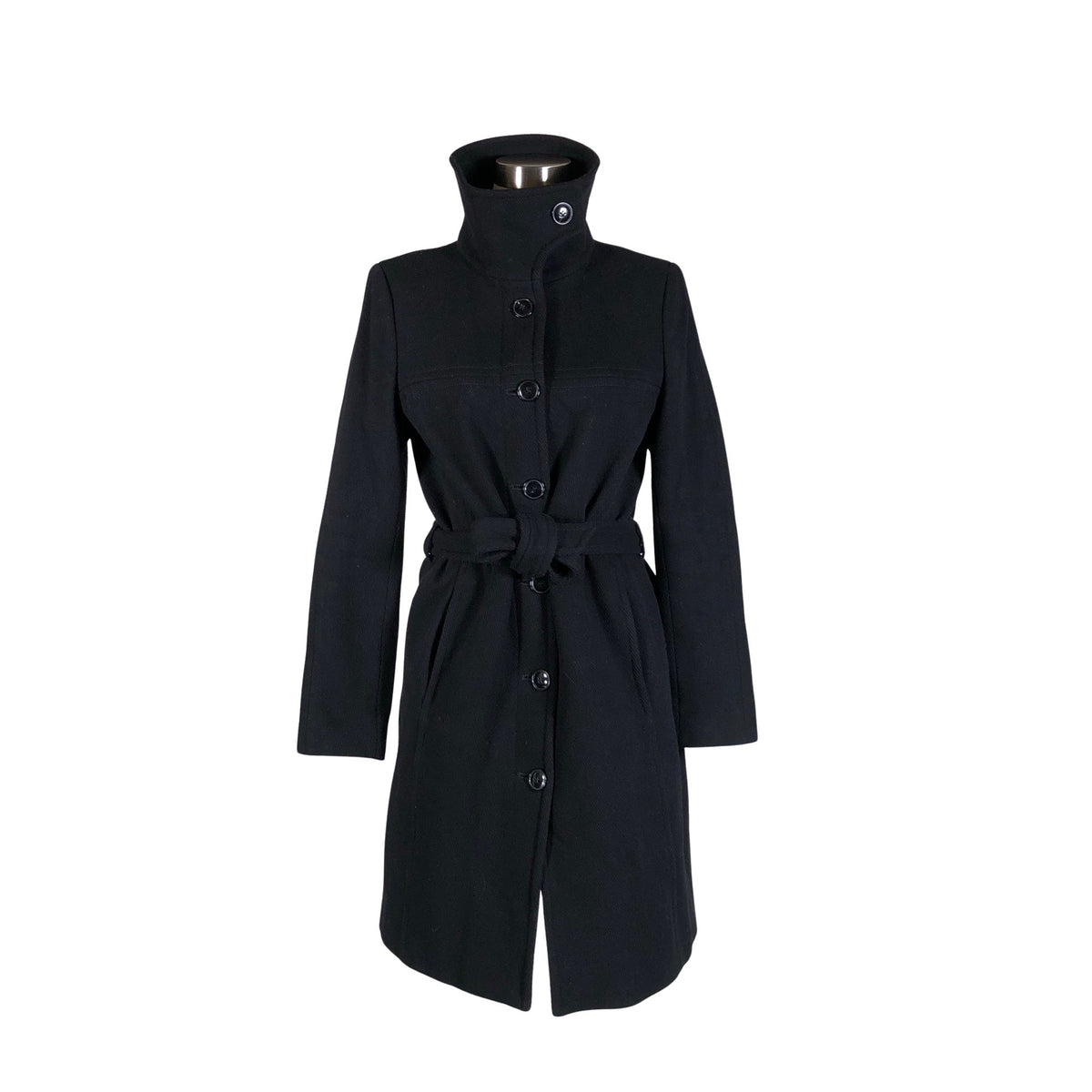 Unisex Filippa K. - Villane mantel, suurus 38 - Must (1)