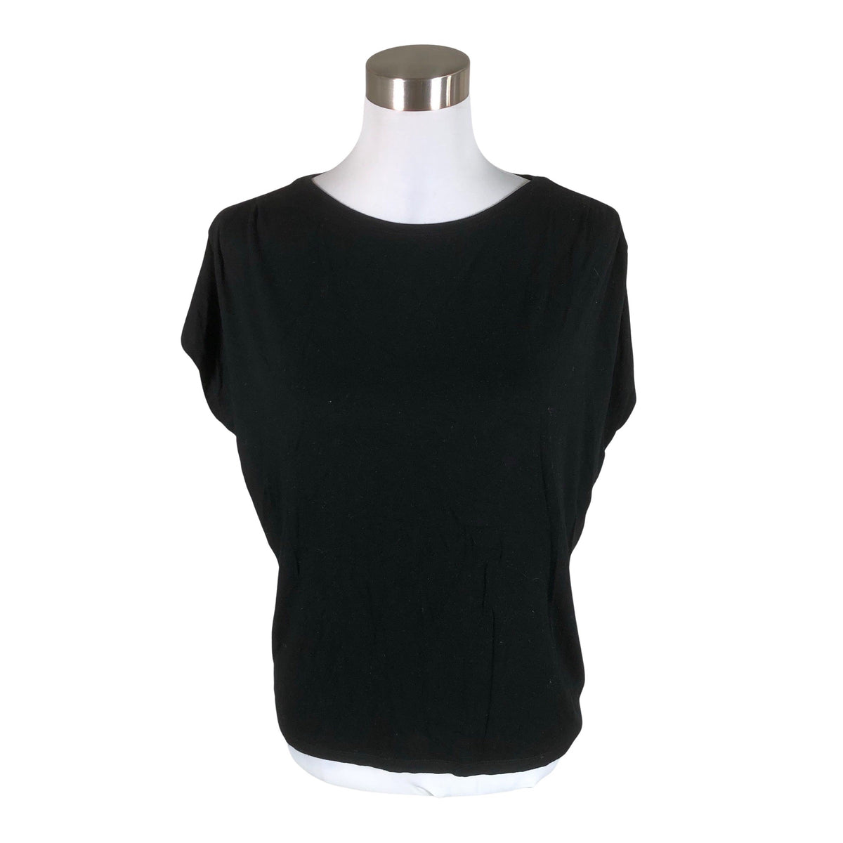 Unisex me&i - Trikotaažist topp, suurus 36 - Must (1)