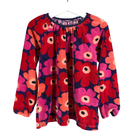 Unisex Marimekko - Dressikangast kleit, suurus 116 - 122 - Punane ()