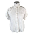 Unisex Morris - Lühikeste käistega pluus, suurus 42 - Valge ()