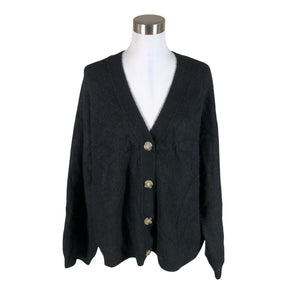 Unisex Arket - Kardigan, suurus 38 - Must (1)
