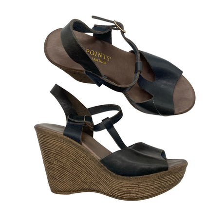 Unisex Ten Points - Kiilkontsaga rihmikud, suurus 36 - Must ()