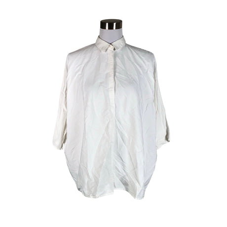 Unisex COS - Lühikeste käistega pluus, suurus 38 - Valge ()