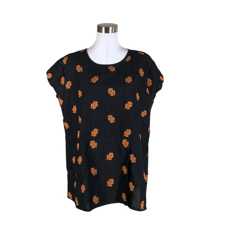 Unisex The Masai - Lühikeste käistega pluus, suurus 40 - Must ()