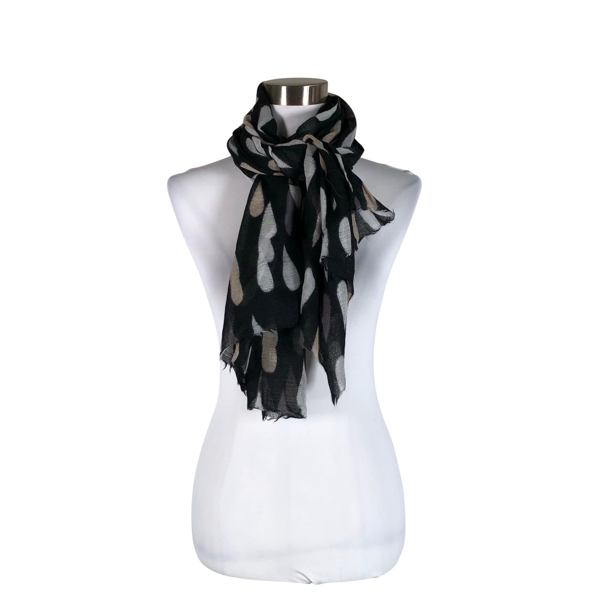 Unisex Marimekko - Õhuke sall, suurus Maxi - Must (1)