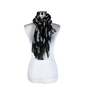 Unisex Marimekko - Õhuke sall, suurus Maxi - Must (1)