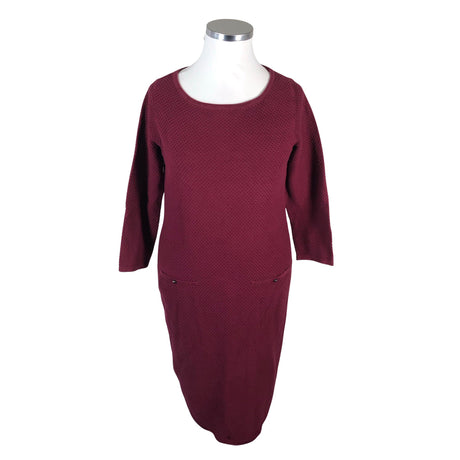 Unisex Esprit - Kootud kleit, suurus 42 - Veinipunane ()