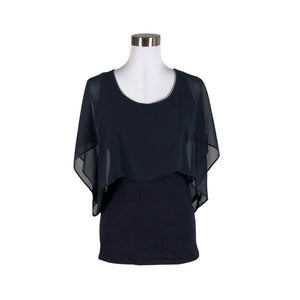 Unisex Esprit - Lühikeste käistega pluus, suurus 38 - Sinine (1)