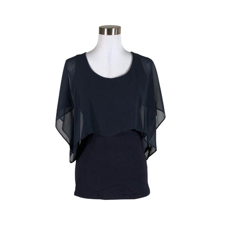 Unisex Esprit - Lühikeste käistega pluus, suurus 38 - Sinine ()