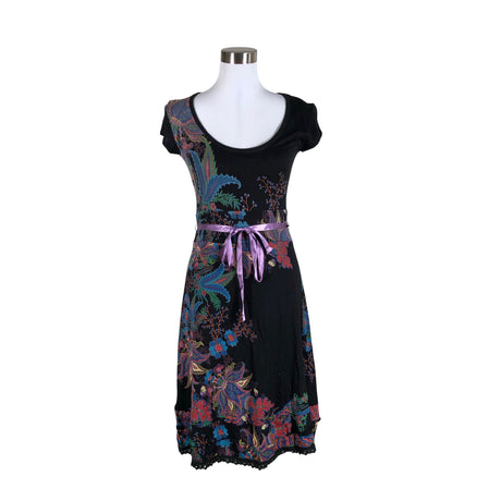 Unisex Desigual - Trikotaažist kleit, suurus 38 - Must ()