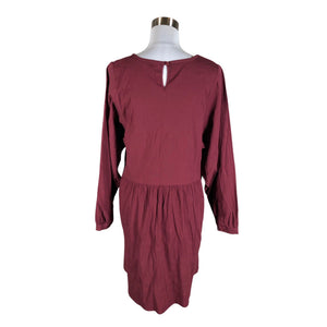 Unisex Nanso - Mitteveniv kleit, suurus 38 - Veinipunane (2)