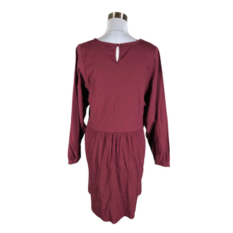 Unisex Nanso - Mitteveniv kleit, suurus 38 - Veinipunane (2)