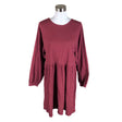 Unisex Nanso - Mitteveniv kleit, suurus 38 - Veinipunane ()
