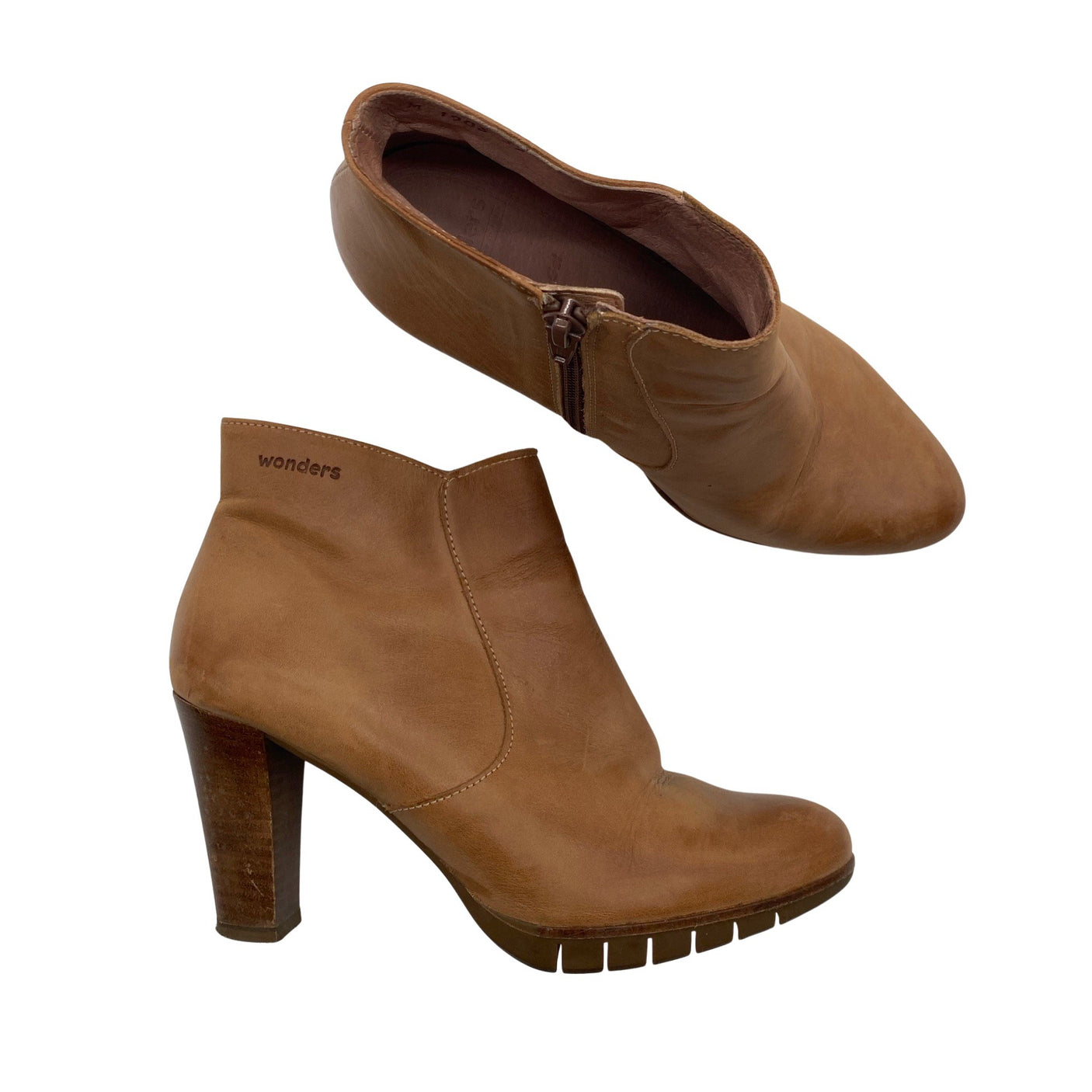 Unisex Wonders - Poolsaapad, suurus 37 - Pruun (1)