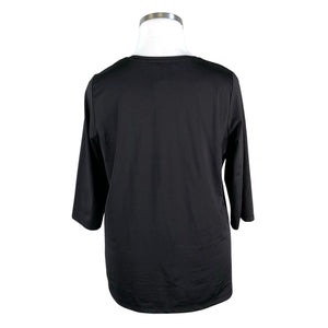 Unisex Ulla Popken - Trikotaažist tuunika, suurus 42 - Must (2)