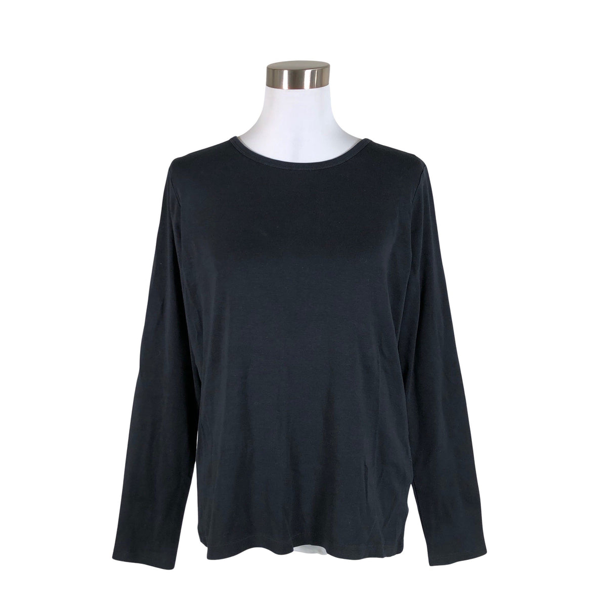 Unisex Lands' End - Trikotaažist pluus, suurus 40 - Must (1)