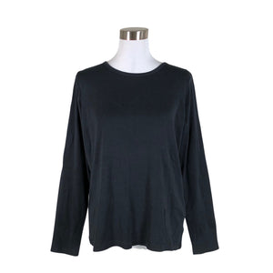 Unisex Lands' End - Trikotaažist pluus, suurus 40 - Must (1)