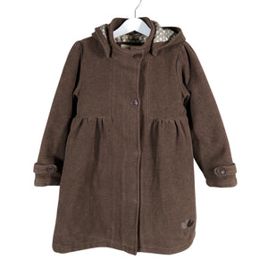Unisex Claire.dk - Villane mantel, suurus 110 - 116 - Pruun (1)