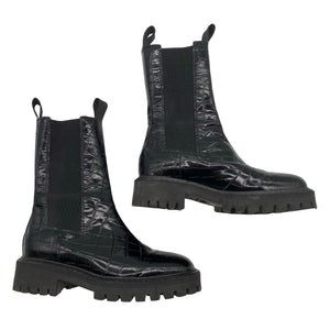 Unisex Läst - Poolsaapad, suurus 38 - Must (1)